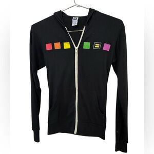 Lightweight Human Rights Campaign Black Women’s XS Hoodie Equal Rights MINTY